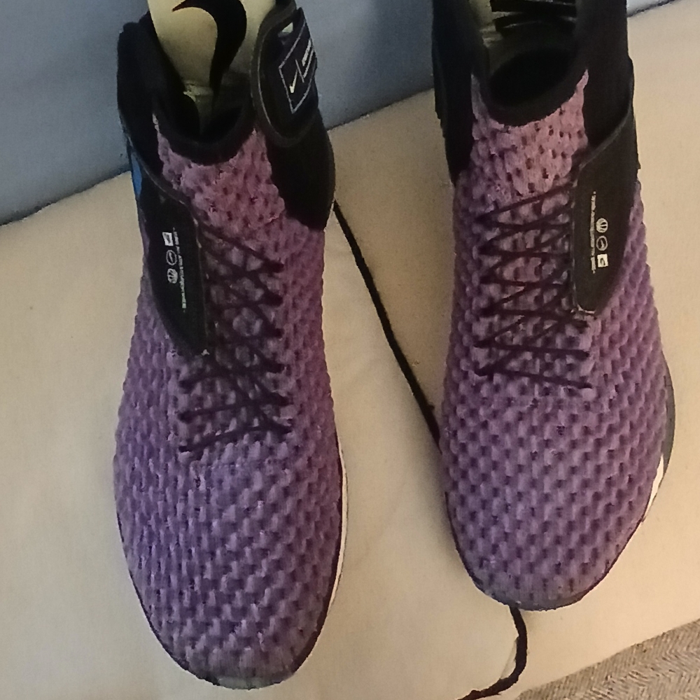Nike Purple and Black Sneakers